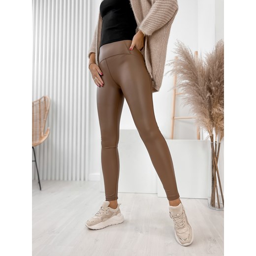 LEGGINSY SABRINA KARMELOWE M Ubra L UBRA