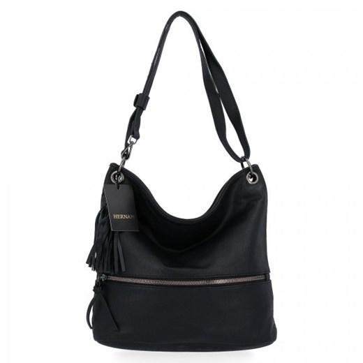 Shopper bag Hernan na ramię bez dodatków elegancka 