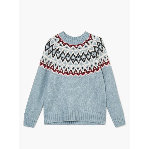Cropp - Sweter oversize - Niebieski Cropp XL Cropp