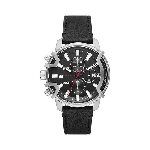 Diesel zegarek męski kolor srebrny ze sklepu ANSWEAR.com w kategorii Zegarki - zdjęcie 146254885