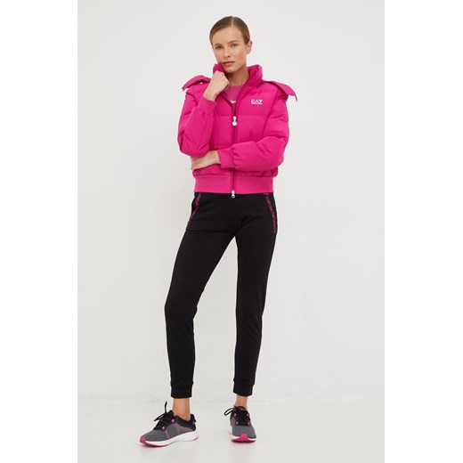 EA7 Emporio Armani kurtka 6LTB04.TN8AZ damska kolor różowy zimowa M ANSWEAR.com
