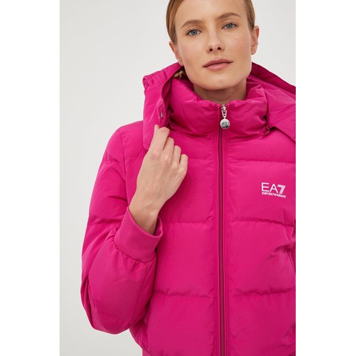 EA7 Emporio Armani kurtka 6LTB04.TN8AZ damska kolor różowy zimowa XS ANSWEAR.com