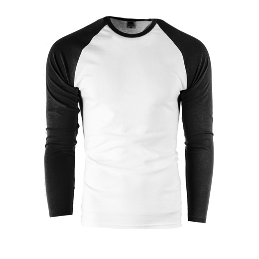 Bluza męska bez kaptura baseball long czarna ze sklepu Risardi w kategorii Bluzy męskie - zdjęcie 146267129