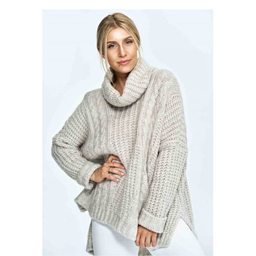 Golf Damski Model M892 Beige (uniwersalny) Figl uniwersalny DobraKiecka