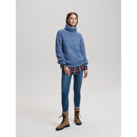 Sweter NORT ICE Niebieski Melanż XS Diverse S Diverse