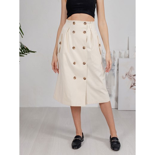 Bawełniana spódnica midi Azuri ze sklepu Eye For Fashion w kategorii Spódnice - zdjęcie 146331708
