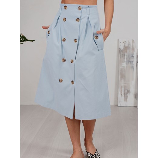 Bawełniana spódnica midi Azuri ze sklepu Eye For Fashion w kategorii Spódnice - zdjęcie 146331767