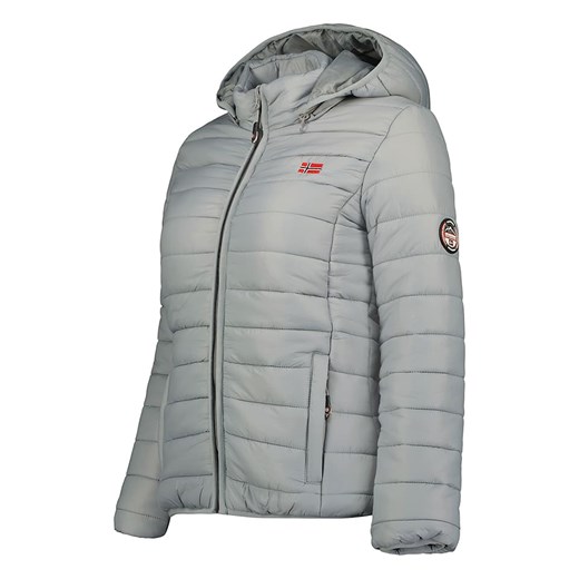 Kurtka pikowana "Atika" w kolorze jasnoszarym Geographical Norway 128 okazja Limango Polska