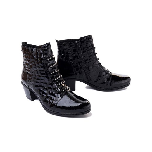 RIEKER Y2162-01 black, botki damskie Rieker 36 e-kobi.pl