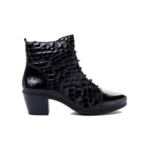 RIEKER Y2162-01 black, botki damskie Rieker 38 e-kobi.pl