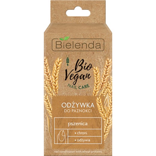 BIO VEGAN NAIL CARE Odżywka do paznokci - chroni, odżywia - Pszenica, 10 ml Bio Vegan Nail Care Bielenda