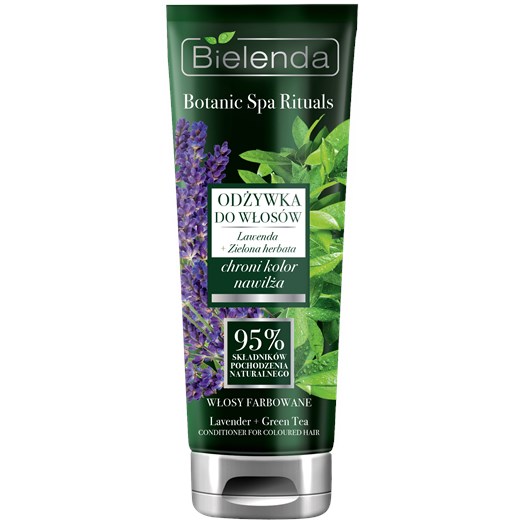 BOTANIC SPA RITUALS Lawenda + Zielona Herbata odżywka do włosów farbowanych 250 Bielenda Botanic Spa Rituals promocja Bielenda