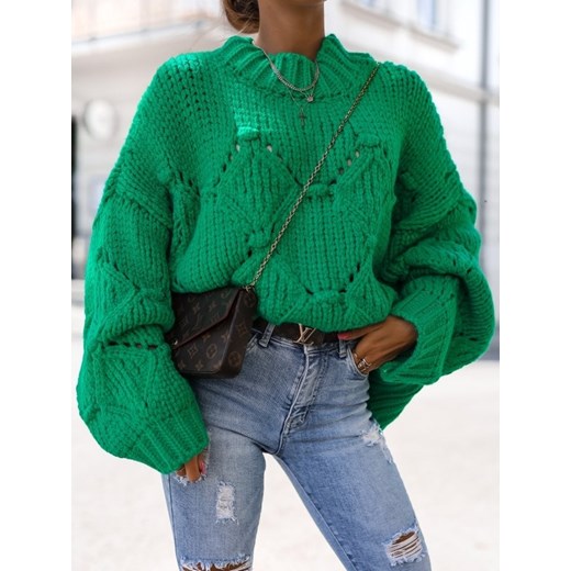 Sweter Pow Zielony Lisa Mayo UNI Lisa Mayo