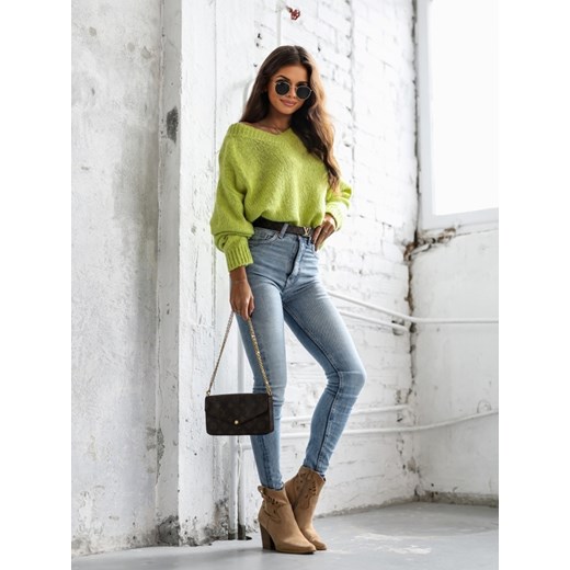 Sweter Penny Limonkowy Lisa Mayo UNI Lisa Mayo