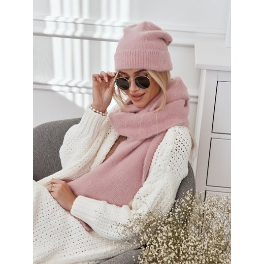 Czapka Plain Pudrowa Lisa Mayo UNI Lisa Mayo