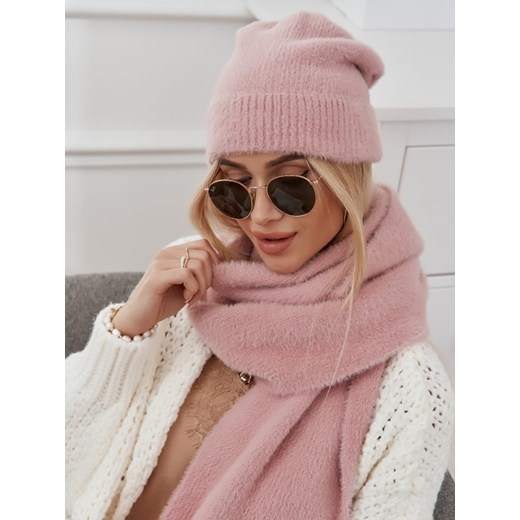 Czapka Plain Pudrowa Lisa Mayo UNI Lisa Mayo