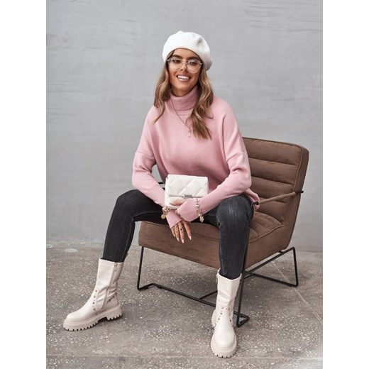 Sweter Violett Różowy Lisa Mayo UNI Lisa Mayo