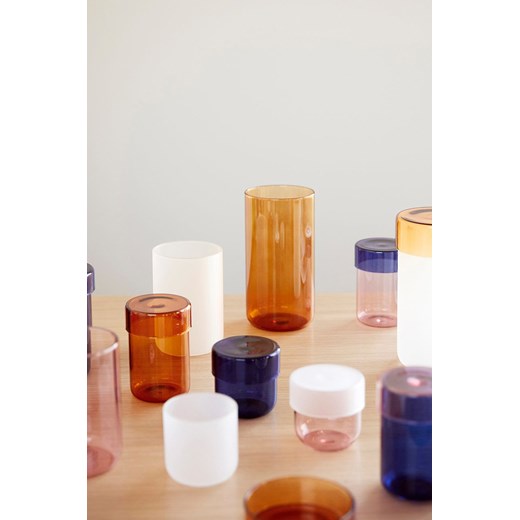 Hübsch zestaw pojemników do przechowywania z pokrywkami Pop Storage 2-pack Hübsch ONE ANSWEAR.com