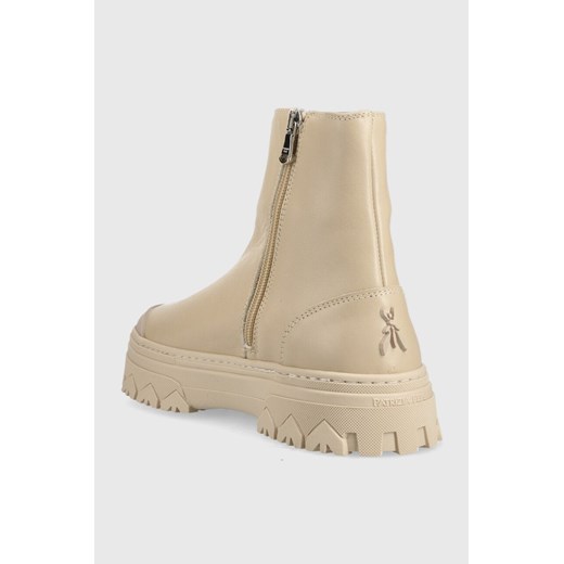 Botki Patrizia Pepe skórzane 