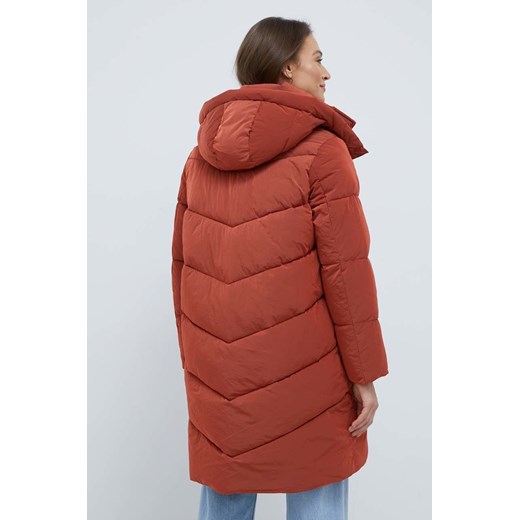 Calvin Klein kurtka damska kolor pomarańczowy zimowa oversize Calvin Klein XL ANSWEAR.com