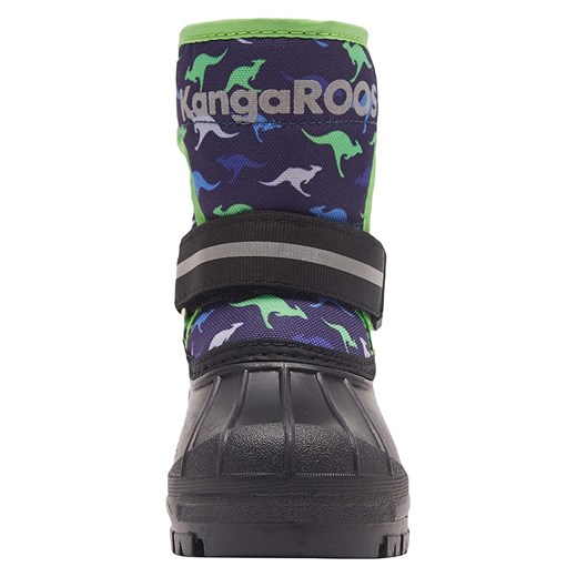 Kozaki zimowe "Shell" w kolorze czarno-granatowo-zielonym Kangaroos 26 Limango Polska okazja