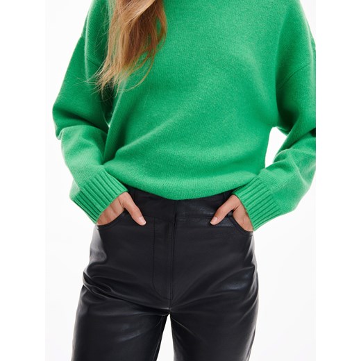 Reserved - PREMIUM Sweter z wełną - Zielony Reserved M Reserved