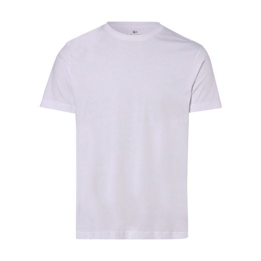 Nils Sundström T-shirt męski Mężczyźni Bawełna biały jednolity Nils Sundström XXL vangraaf