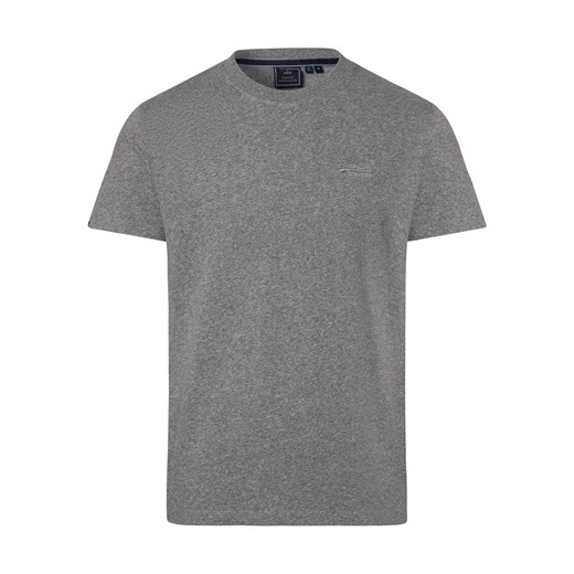 Superdry T-shirt męski Mężczyźni Bawełna szary marmurkowy ze sklepu vangraaf w kategorii T-shirty męskie - zdjęcie 146515148