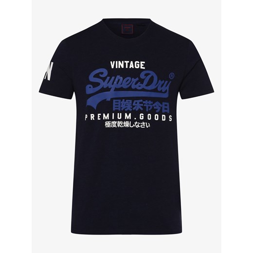 Superdry - T-shirt męski, niebieski Superdry S vangraaf