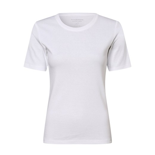 brookshire T-shirt damski Kobiety Dżersej biały jednolity ze sklepu vangraaf w kategorii Bluzki damskie - zdjęcie 146515929