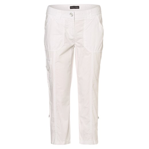 Franco Callegari Spodnie Kobiety Bawełna biały jednolity ze sklepu vangraaf w kategorii Spodnie damskie - zdjęcie 146518498
