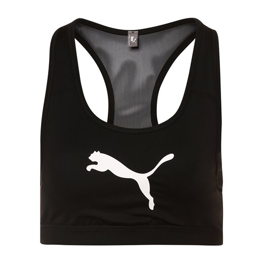 Puma Damski biustonosz sportowy Kobiety Sztuczne włókno czarny nadruk ze sklepu vangraaf w kategorii Biustonosze - zdjęcie 146520038