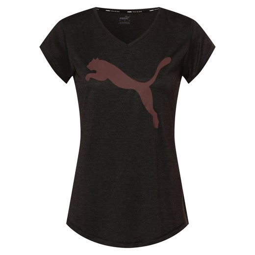 Puma T-shirt damski Kobiety Sztuczne włókno antracytowy nadruk ze sklepu vangraaf w kategorii Bluzki damskie - zdjęcie 146520048