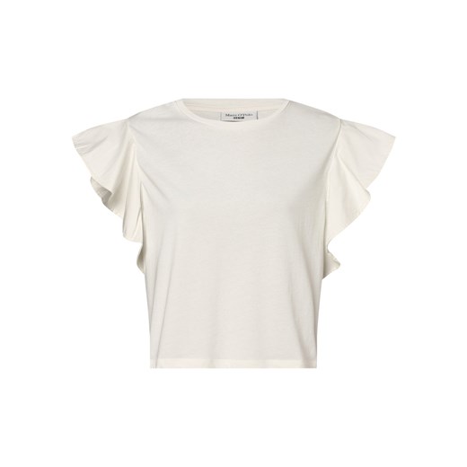 Marc O'Polo Denim T-shirt damski Kobiety Bawełna écru jednolity ze sklepu vangraaf w kategorii Bluzki damskie - zdjęcie 146520307