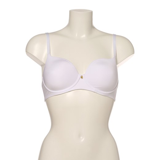 Triumph Damski biustonosz z fiszbinami Kobiety Sztuczne włókno biały jednolity ze sklepu vangraaf w kategorii Biustonosze - zdjęcie 146520726