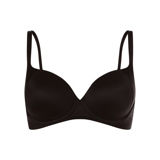 Triumph Damski biustonosz z fiszbinami Kobiety Sztuczne włókno czarny jednolity ze sklepu vangraaf w kategorii Biustonosze - zdjęcie 146520729