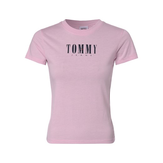 Tommy Jeans T-shirt damski Kobiety Bawełna różowy nadruk Tommy Jeans S vangraaf
