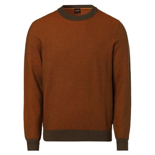 BOSS Orange Sweter z dodatkiem kaszmiru – Avobano Mężczyźni Bawełna oliwkowy M vangraaf