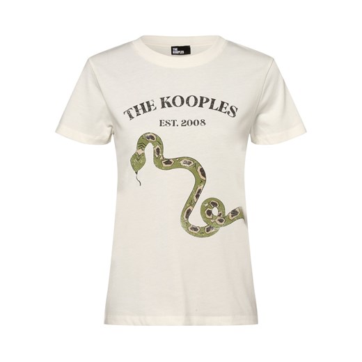The Kooples T-shirt damski Kobiety Bawełna écru nadruk ze sklepu vangraaf w kategorii Bluzki damskie - zdjęcie 146523386
