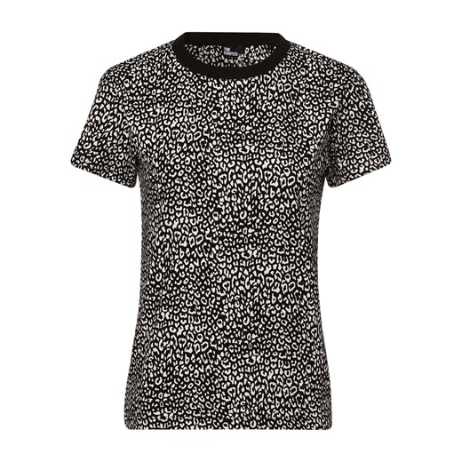 The Kooples T-shirt damski Kobiety Bawełna czarny wzorzysty ze sklepu vangraaf w kategorii Bluzki damskie - zdjęcie 146523388