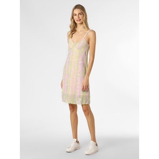 adidas Originals Sukienka damska Kobiety Sztuczne włókno różowy wzorzysty ze sklepu vangraaf w kategorii Sukienki - zdjęcie 146524625
