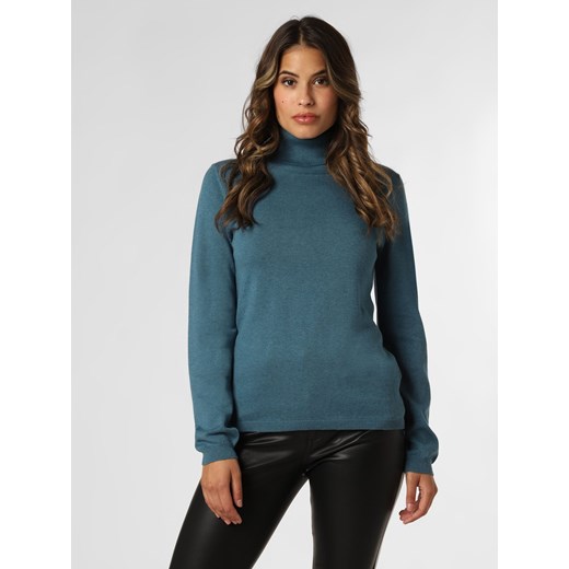 brookshire Sweter damski Kobiety Bawełna petrol jednolity ze sklepu vangraaf w kategorii Swetry damskie - zdjęcie 146525536