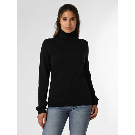 brookshire Sweter damski Kobiety Bawełna granatowy jednolity ze sklepu vangraaf w kategorii Swetry damskie - zdjęcie 146525538