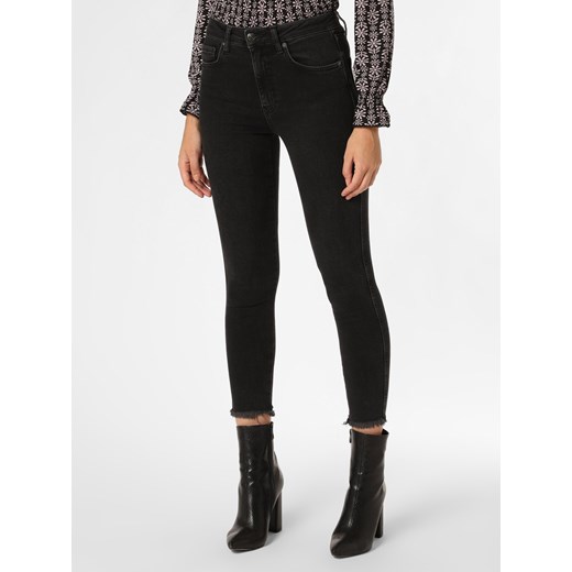 Free People Jeansy Kobiety czarny jednolity ze sklepu vangraaf w kategorii Jeansy damskie - zdjęcie 146525588