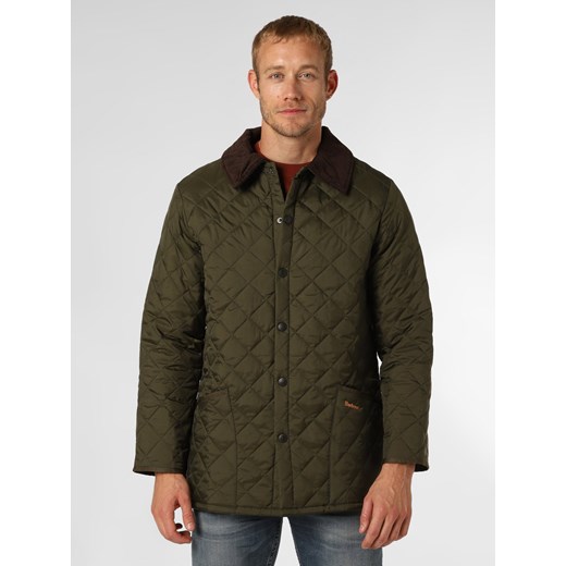 Barbour Męska kurtka pikowana Mężczyźni Sztuczne włókno oliwkowy jednolity Barbour M vangraaf