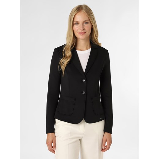 Marc Cain Blezer damski Kobiety czarny jednolity ze sklepu vangraaf w kategorii Marynarki damskie - zdjęcie 146527428