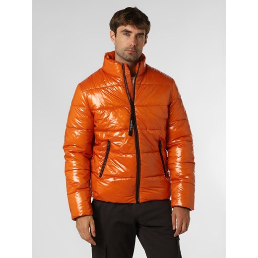GUESS - Męska kurtka pikowana, pomarańczowy Guess S vangraaf