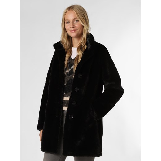 Rino & Pelle Kurtka damska Kobiety czarny jednolity ze sklepu vangraaf w kategorii Płaszcze damskie - zdjęcie 146528567