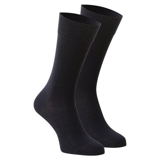 FALKE Skarpety pakowane po 2 szt. Mężczyźni Bawełna granatowy jednolity Falke 47-50 vangraaf