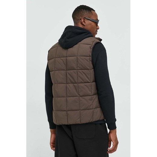Abercrombie & Fitch bezrękawnik męski kolor brązowy przejściowy Abercrombie & Fitch S ANSWEAR.com